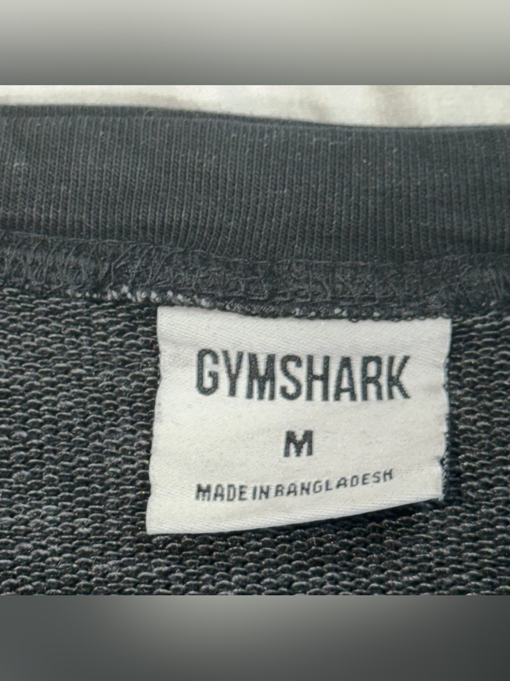 Gymshark Men's M Black Logo Graphic Workout T-Shirt Cotton Blend B47 - Picture 3 of 7